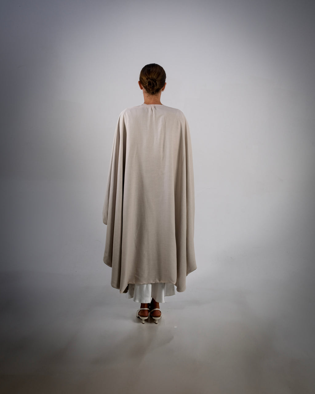 Olive Silky Satin Reversible Abaya - SOLD