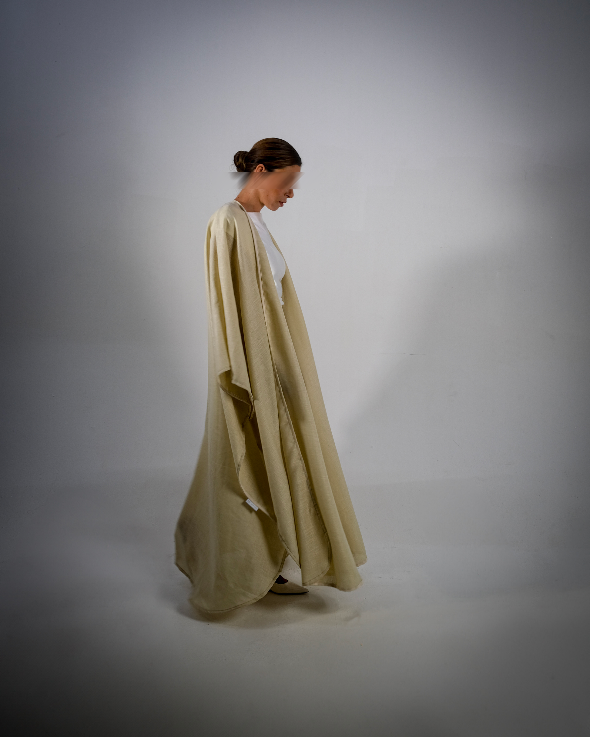 Wheat Linen Abaya