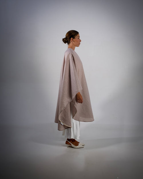 Dusty Lilac Linen Abaya