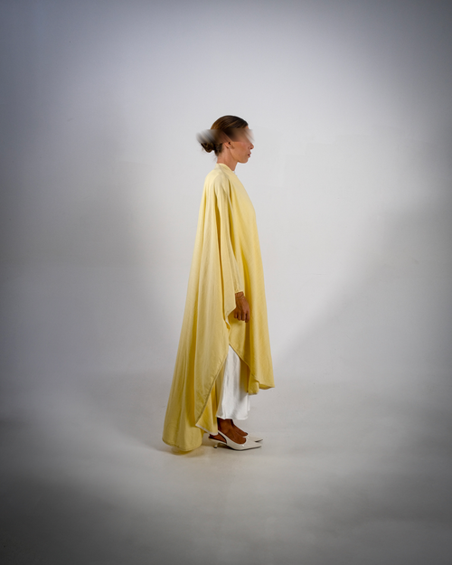 Butter Linen Abaya - SOLD