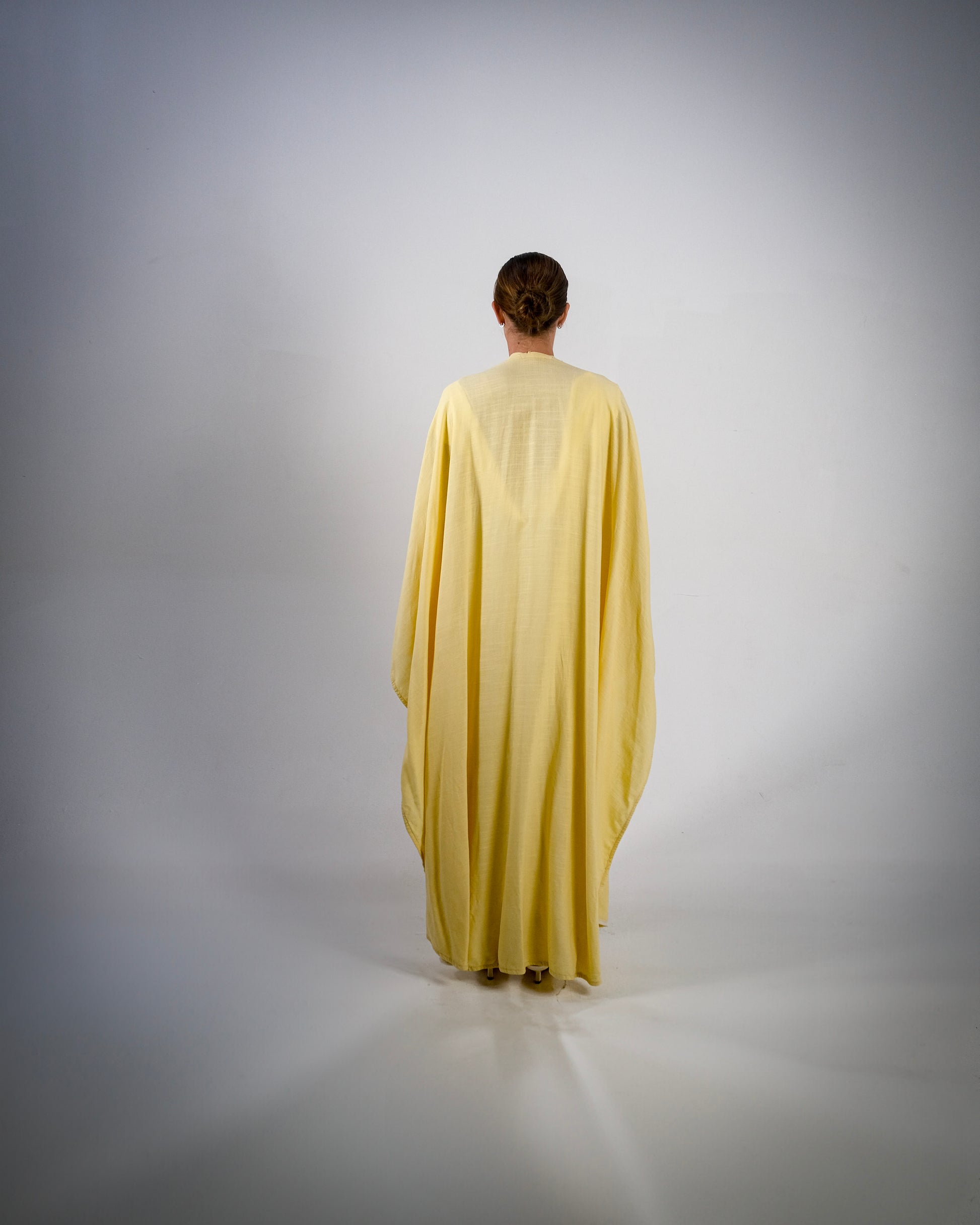 Butter Linen Abaya - SOLD