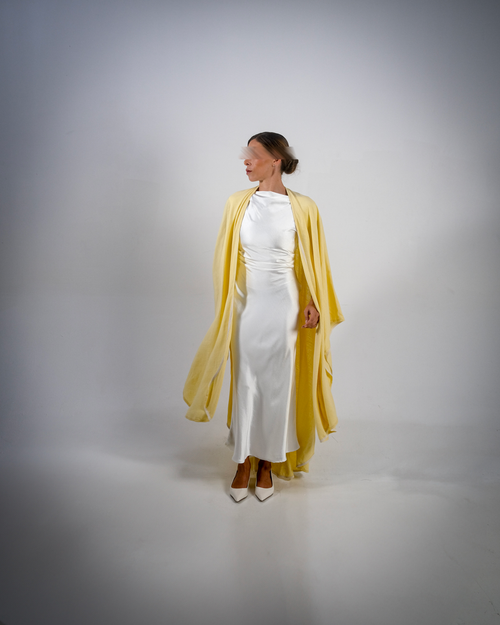 Butter Linen Abaya - SOLD