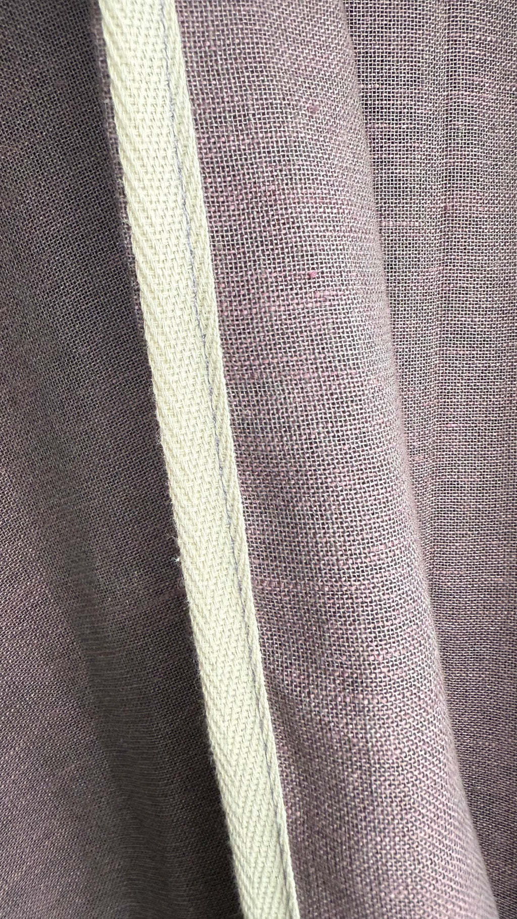 Plum Linen Abaya