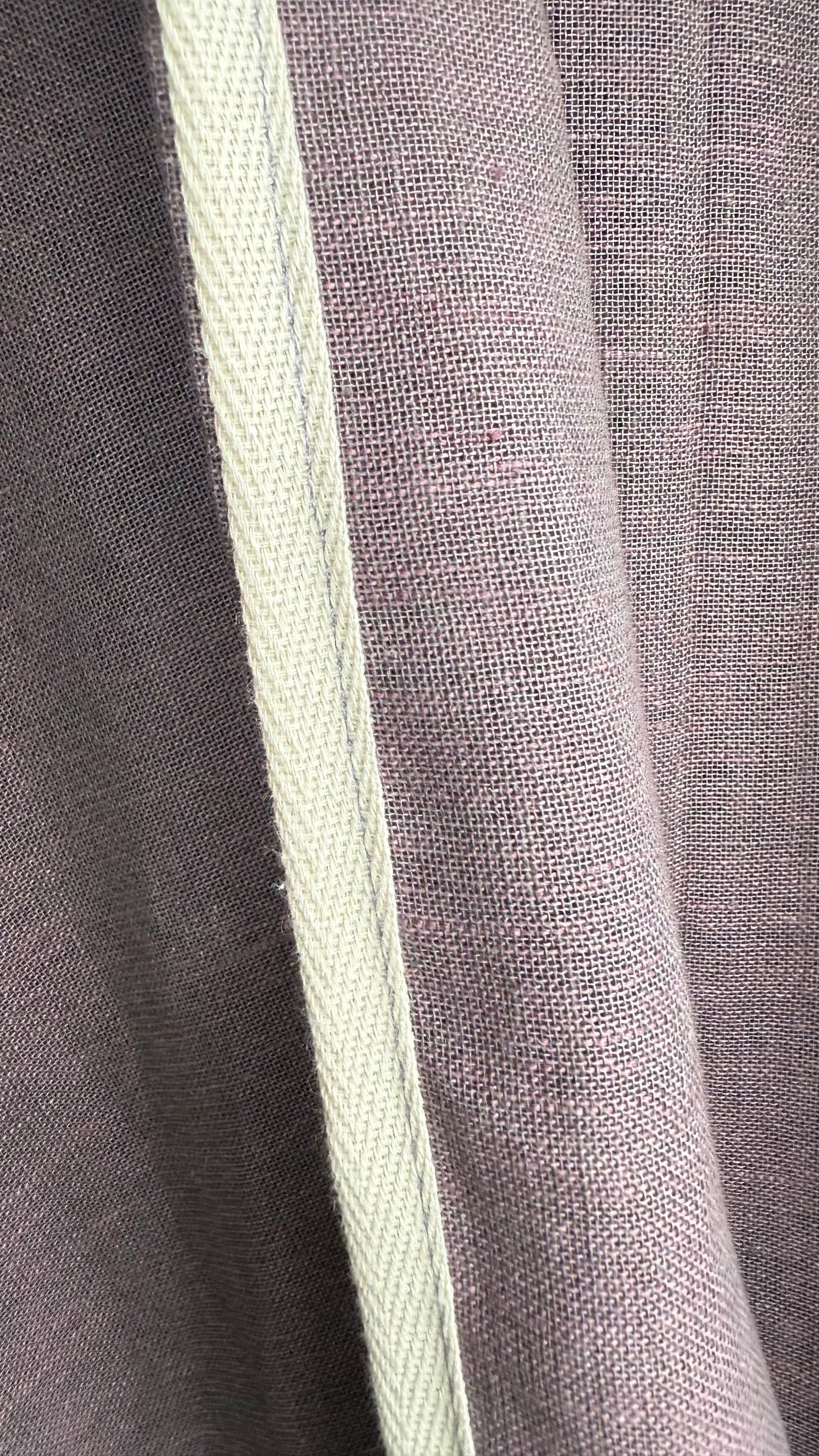Plum Linen Abaya