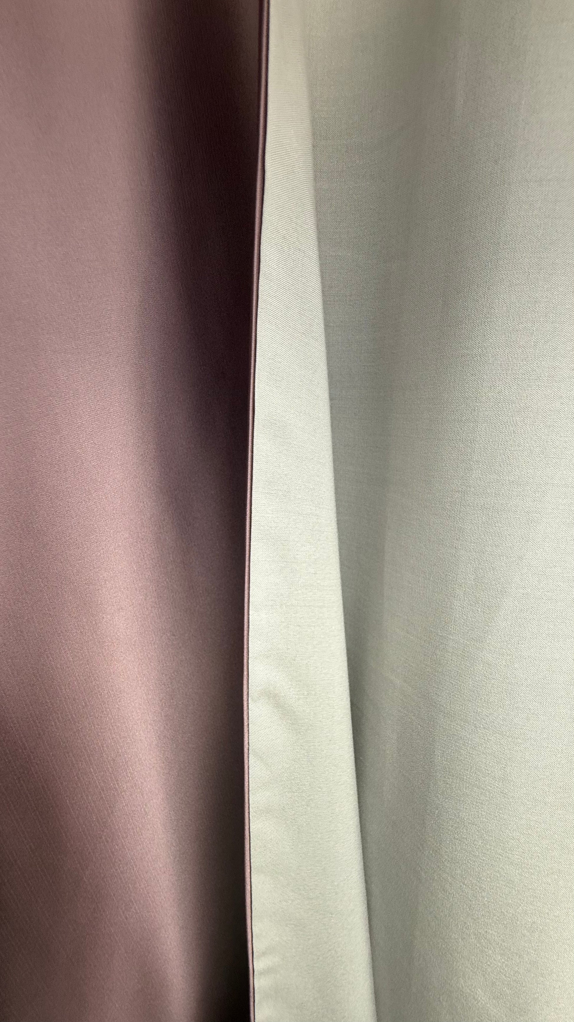 Lilac Silky Satin Reversible Abaya